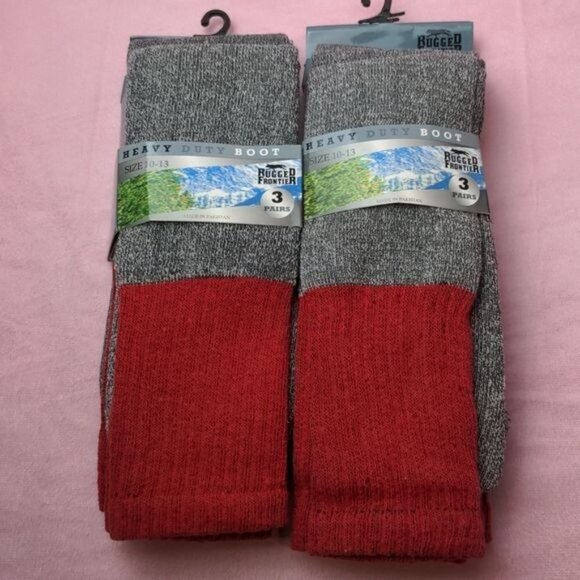 Rugged Frontier 6 pairs Heavy Duty Boot Socks Size 10-13. - Picture 1 of 4